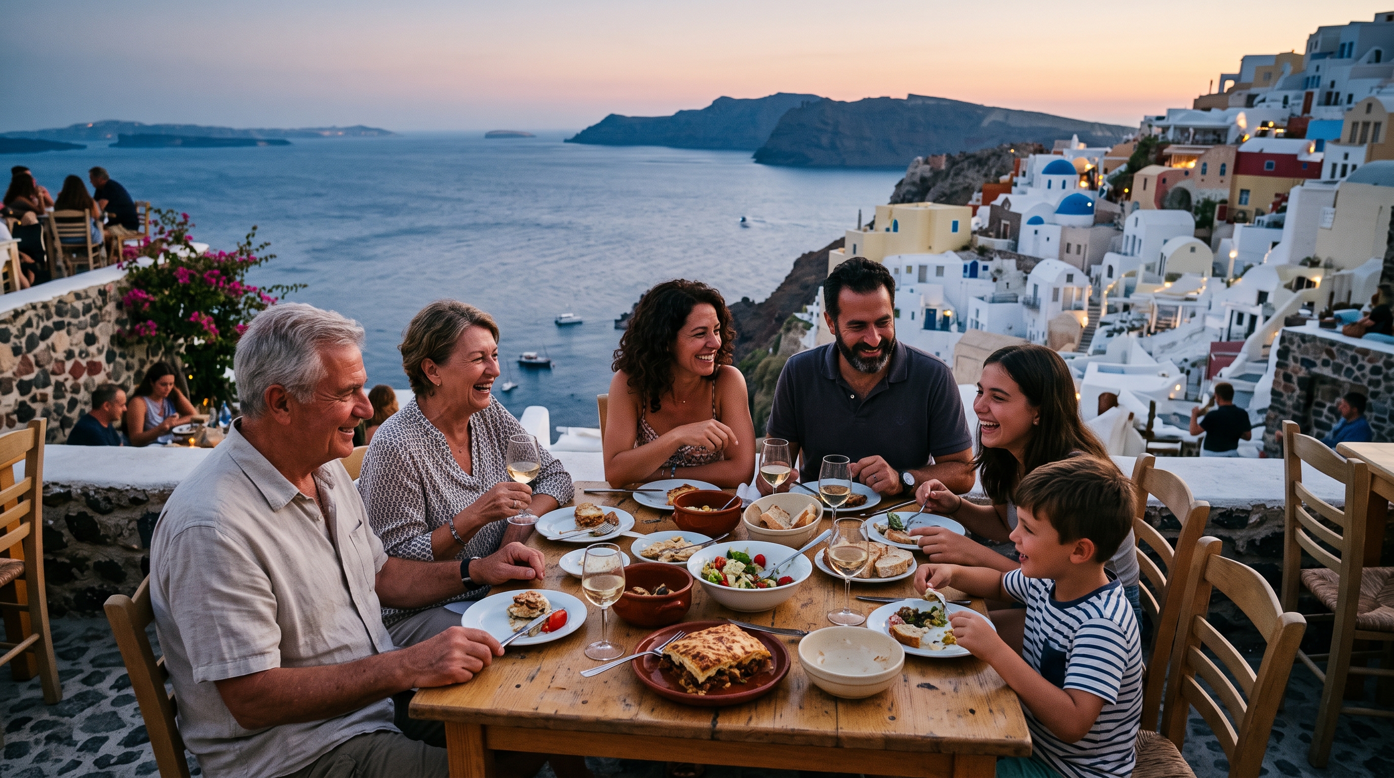 Santorini Dinner